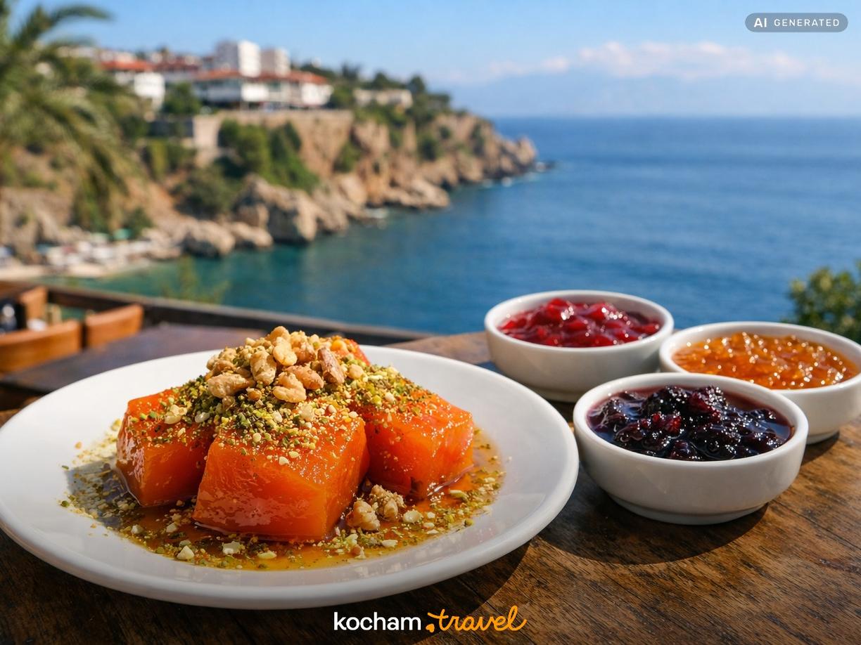 Słodkie Zakończenie: Kabak Tatlısı i Lokalne Dżemy w Antalya