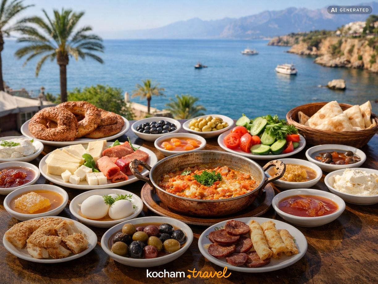 Tureckie Śniadanie: Poranny Rytuał Smaków w Antalya