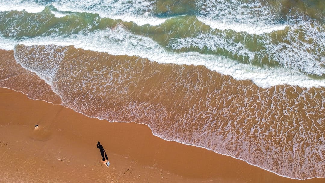 Lekcje surfingu na plaży Cabedelo