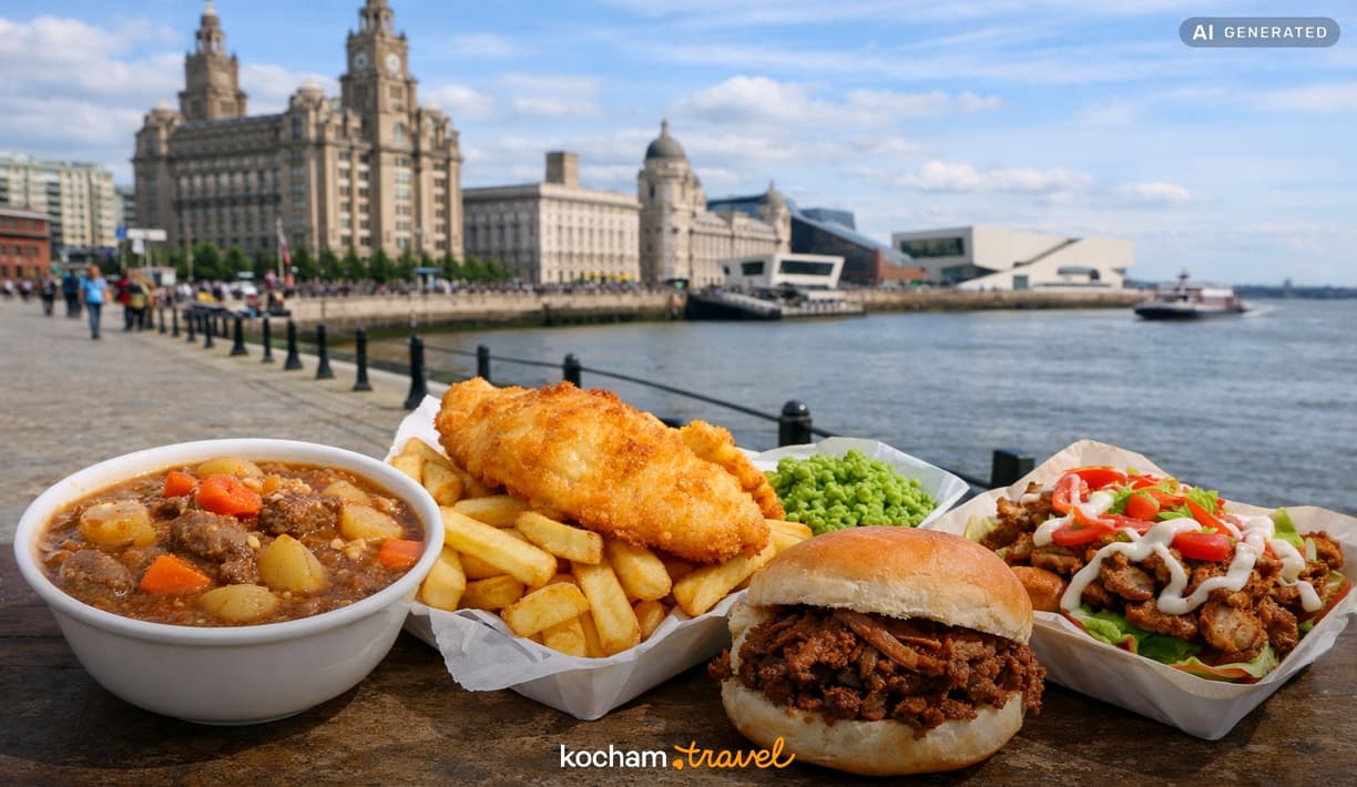 Ilustracja do tematu: Liverpool: gdzie zjeść — lokalne klasyki i street food?