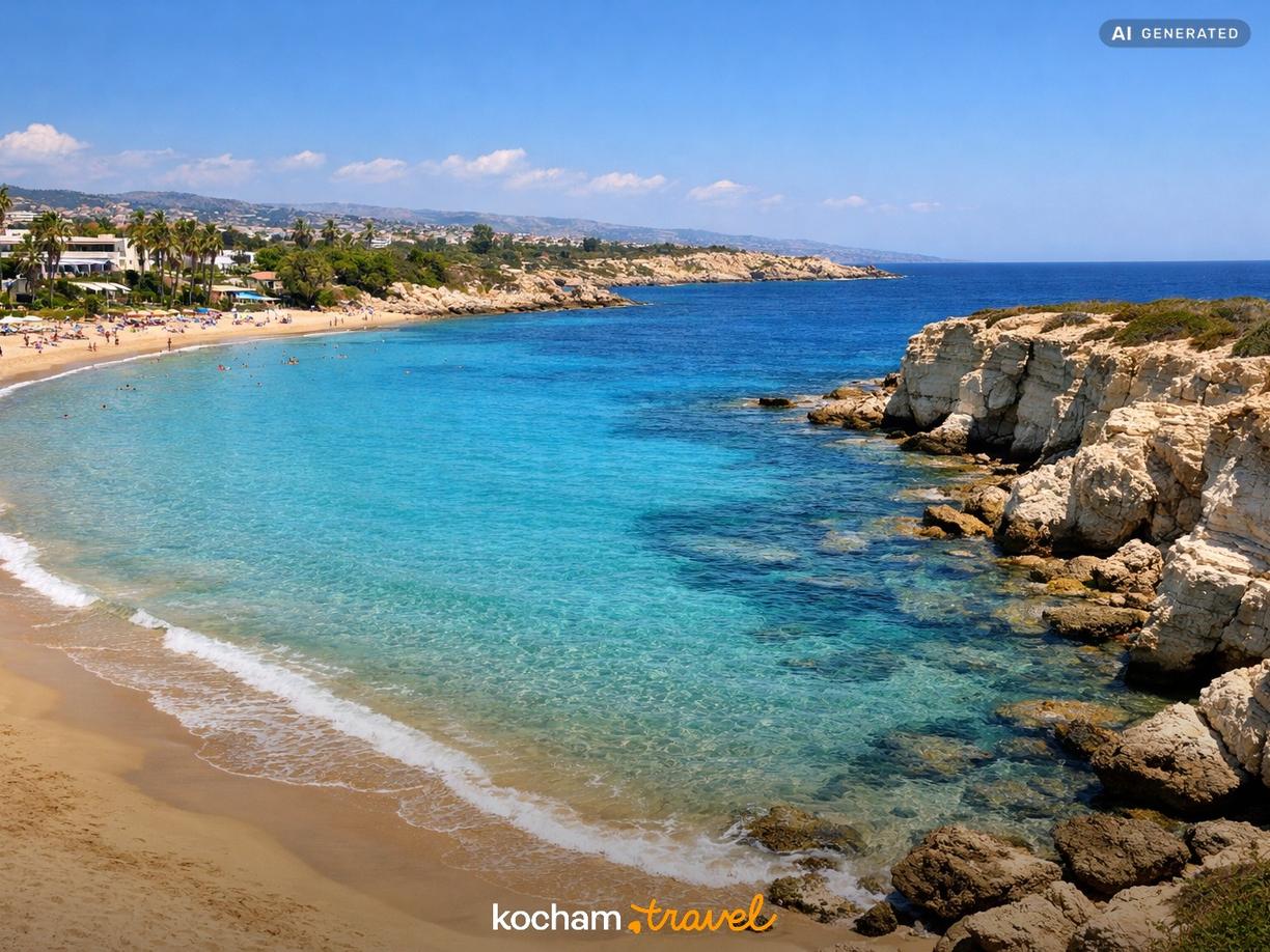 Plaże i wybrzeże idealne do zdjęć w Pafos