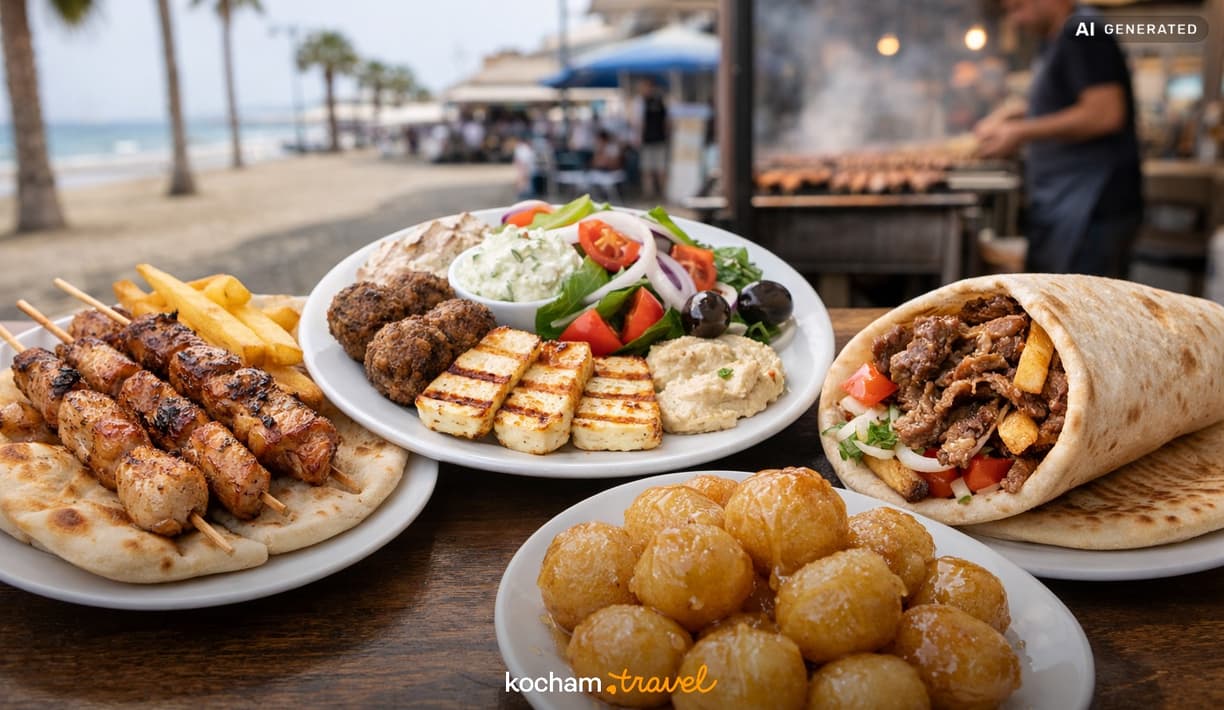 Ilustracja do tematu: Larnaka: gdzie zjeść — lokalne klasyki i street food?