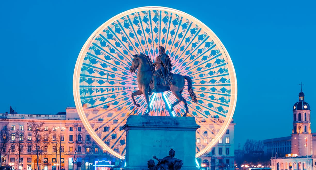 Statua Ludwika XIV na Place Bellecour