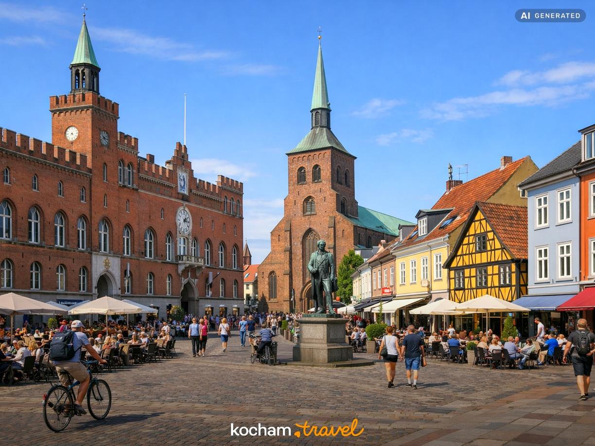 Odense Centrum (Odense C): Serce miasta dla oszczędnych w Odense