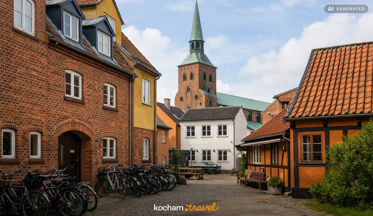 Ilustracja do tematu: Gdzie nocować w Odense w Danii, szukając budżetowych hosteli i tanich kwater