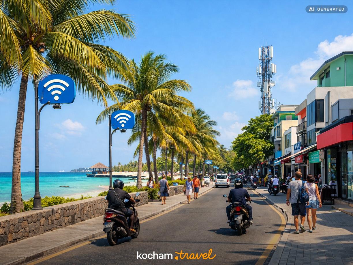 Dostęp do internetu na Hulhumale – przegląd opcji w Hulhumale
