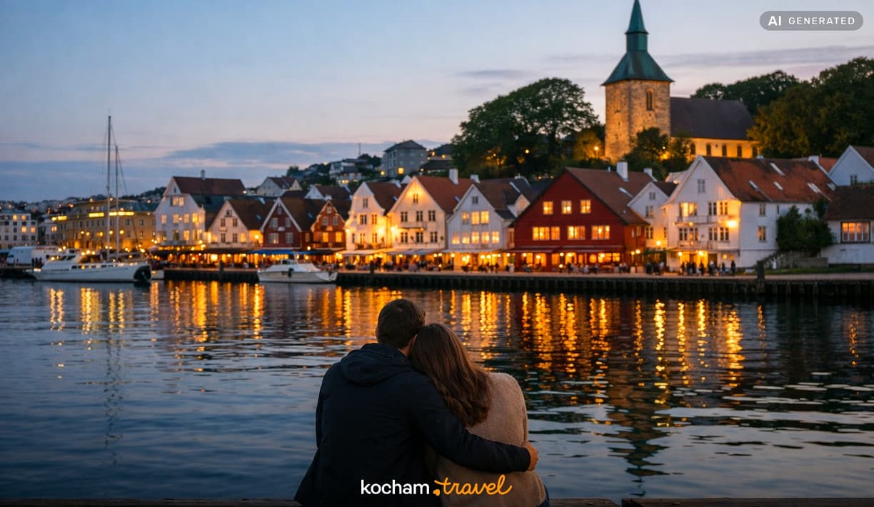 Ilustracja do tematu: Gdzie nocować w Stavanger w Norwegii, planując romantyczny wyjazd we dwoje