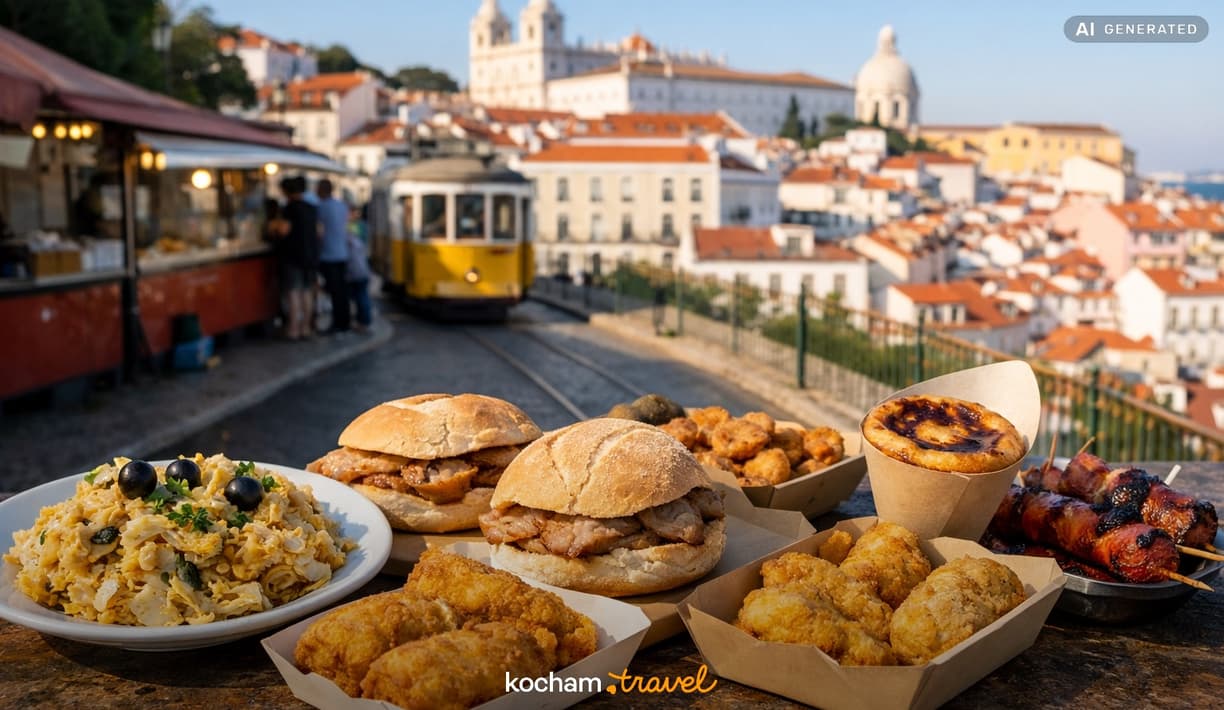 Ilustracja do tematu: Portugalia. Lizbona: gdzie zjeść - lokalne klasyki i street food?