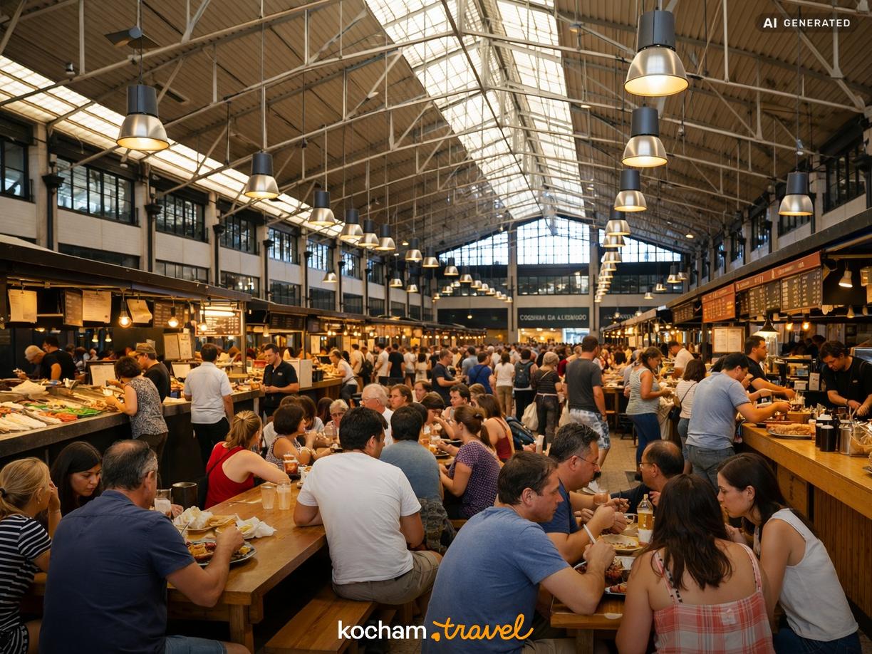Gdzie zjeść street food w Lizbonie? Hale i Markety w Lizbona
