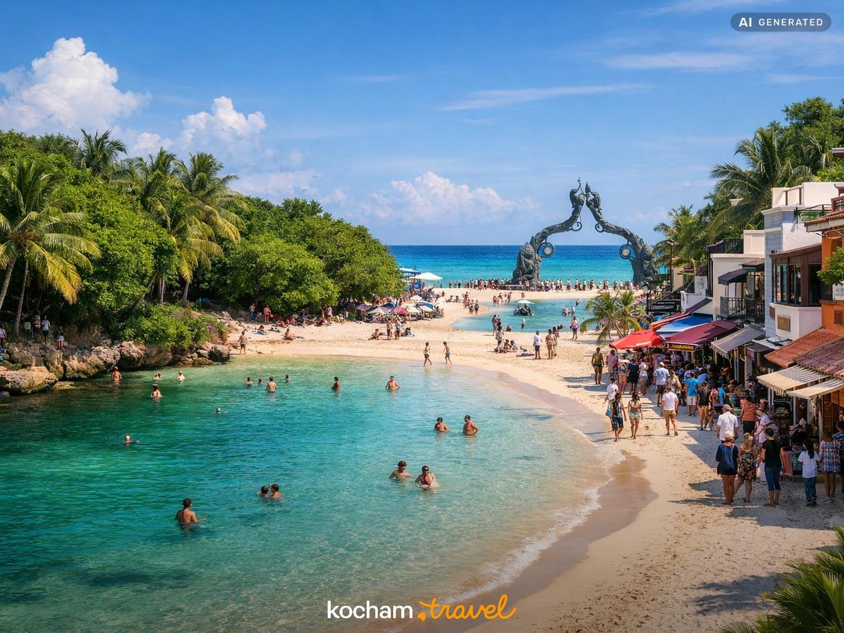 Dzień 3 - Relaks na Punta Esmeralda i spacer po 5th Avenue w Playa del Carmen