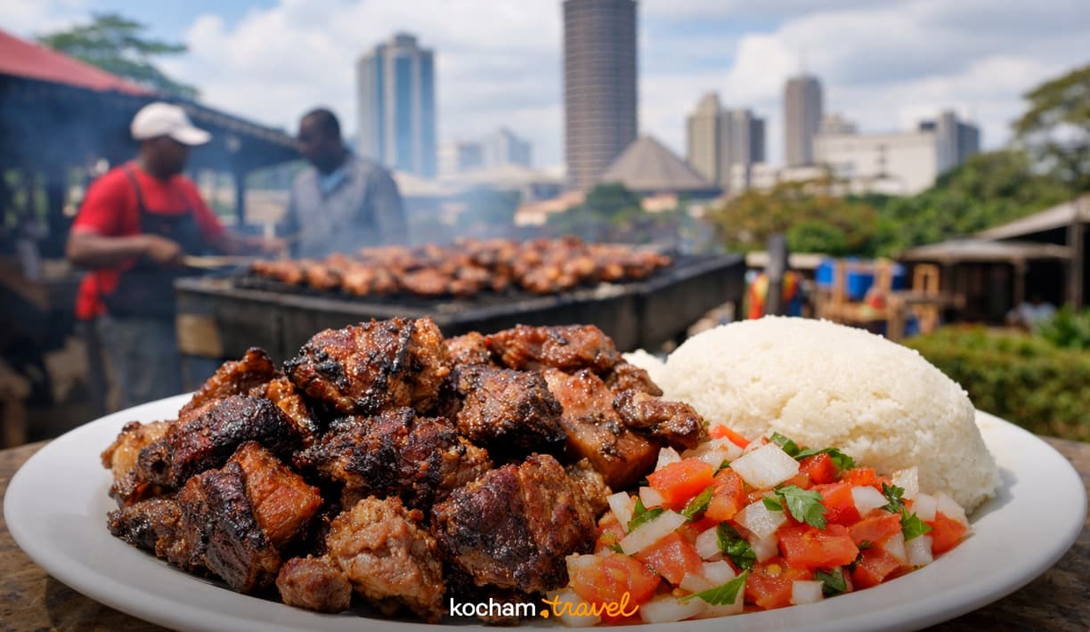 Ilustracja do tematu: Kenia. Nyama choma w Nairobi: gdzie szukać najlepszego grillowanego mięsa w stolicy?