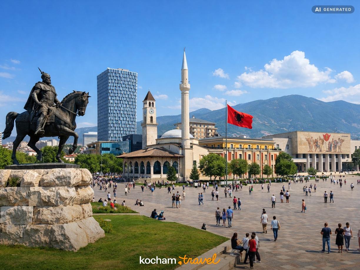 Tirana – tętniąca życiem stolica i jej sekrety w Albania
