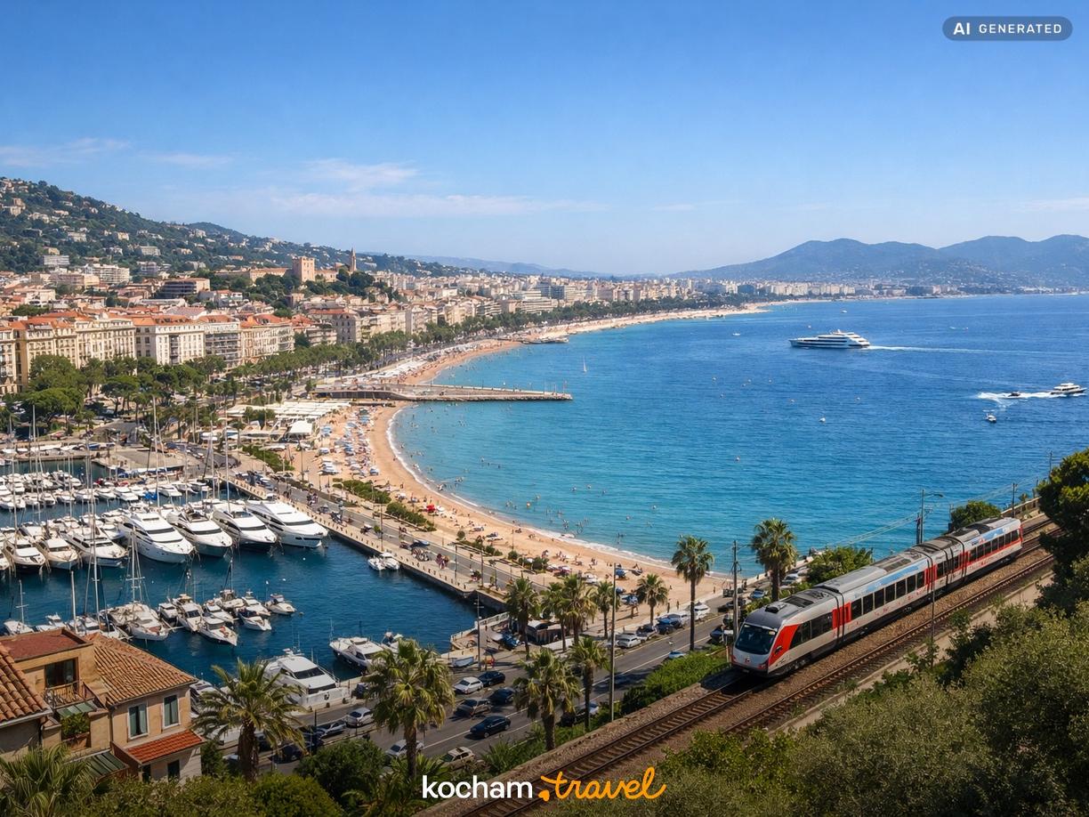 Jak dotrzeć do Cannes i sprawnie poruszać się po mieście w Cannes