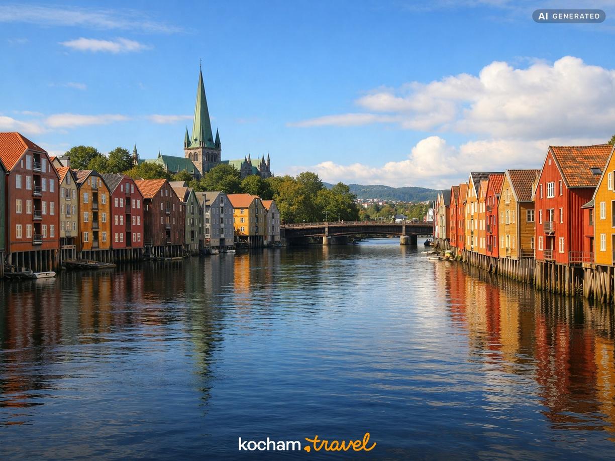 Trondheim: Wygodna baza wypadowa i tanie loty w Trondheim
