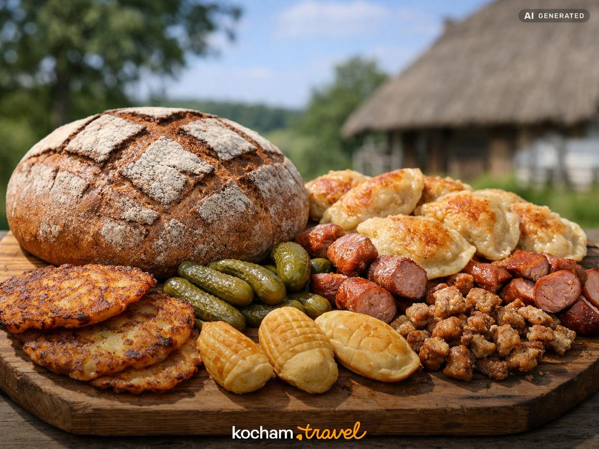 Polskie pieczywo i tradycyjne przekąski w Polska