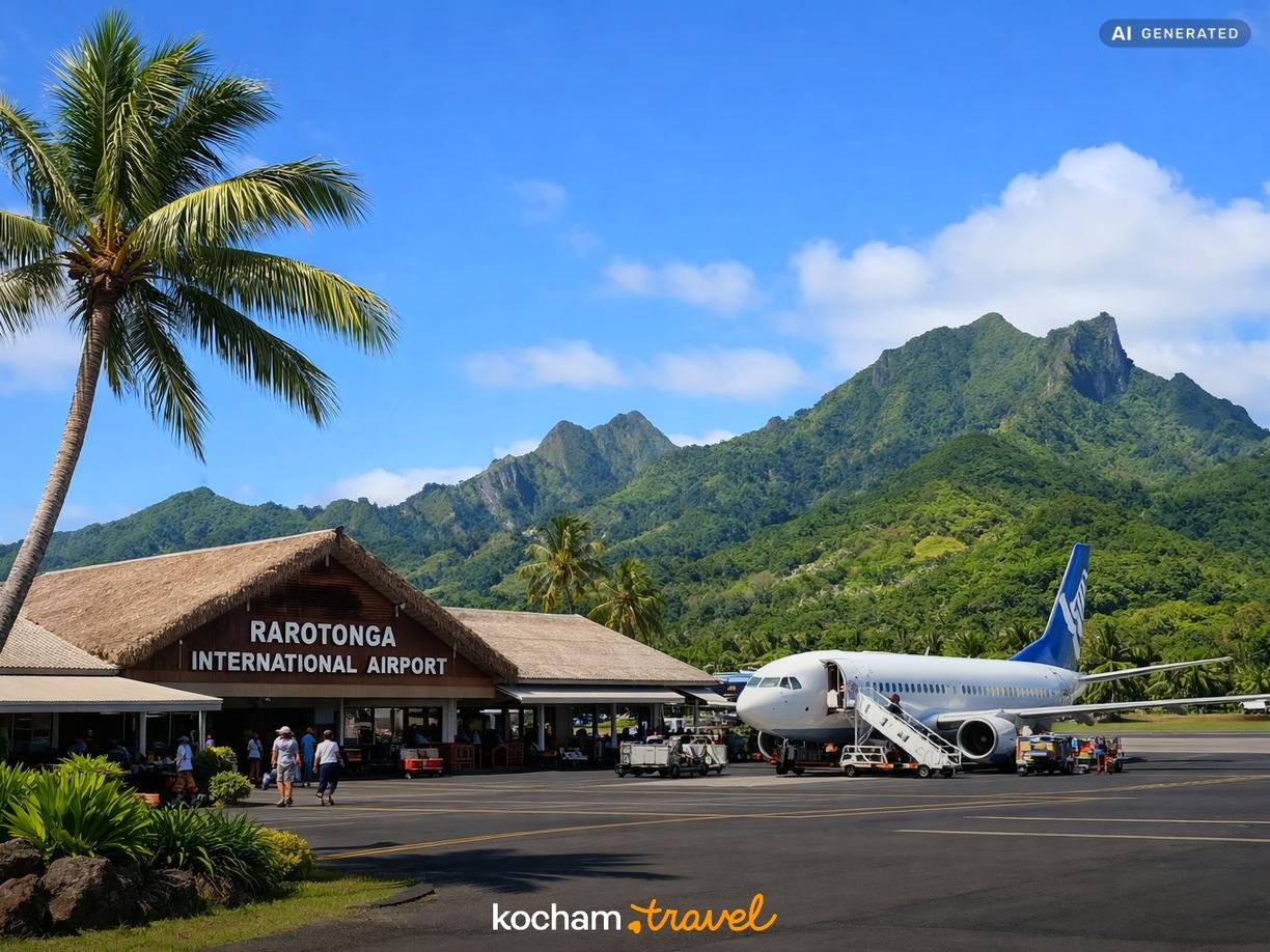 Krok 3: Transport i organizacja noclegów w Rarotonga