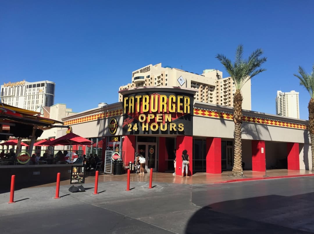 Pyszny posiłek w restauracji w Las Vegas