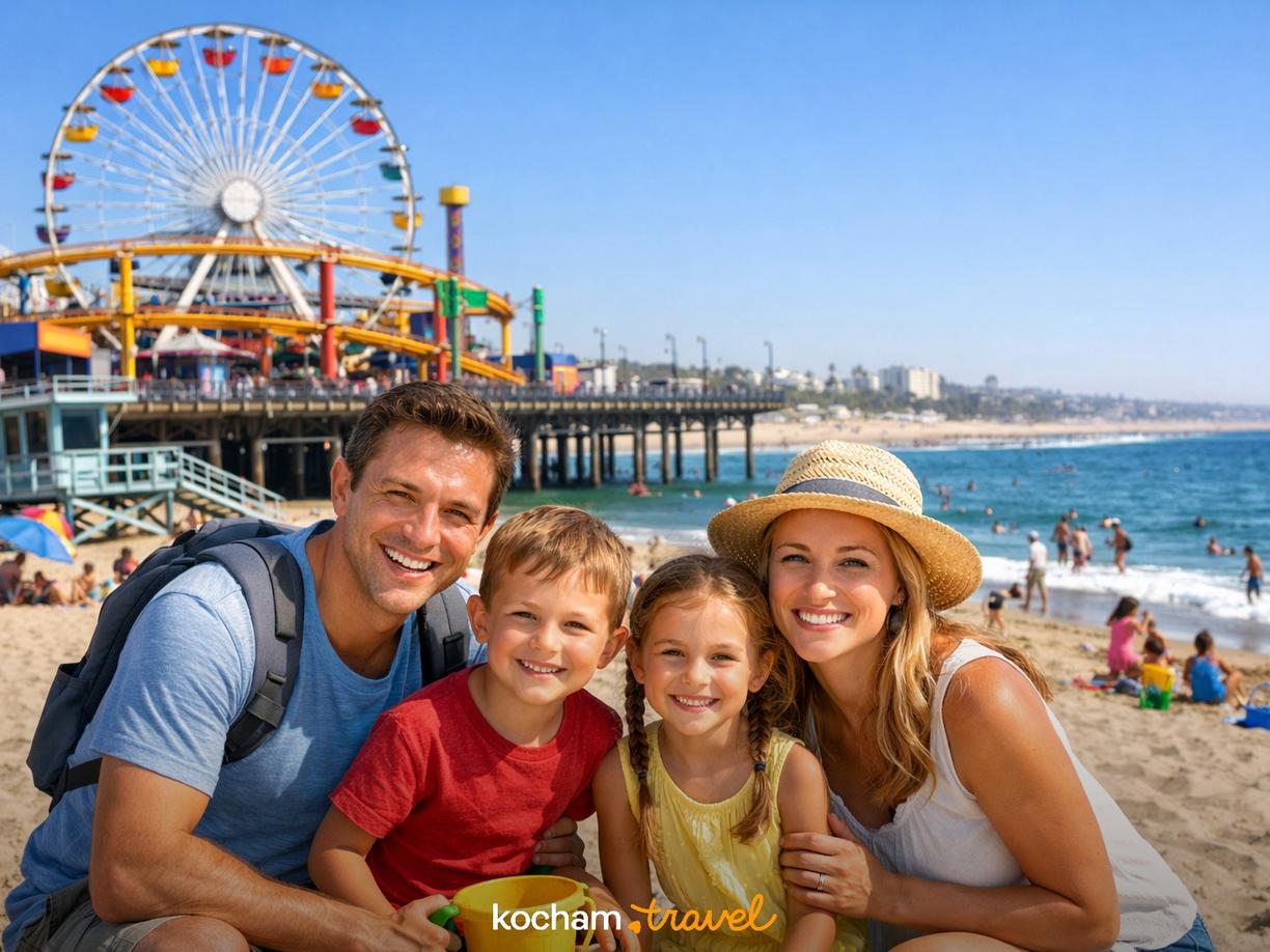 Santa Monica – Rodzinny raj przy plaży w Los Angeles