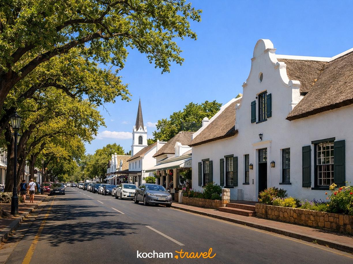 Kultura, sztuka i historia miasteczka w Stellenbosch