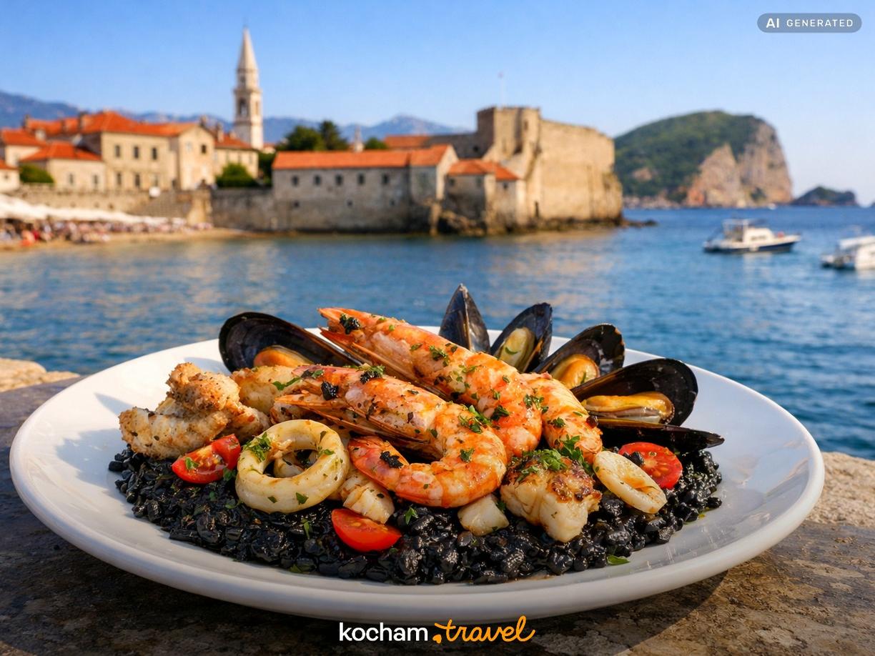 Kulinarna strona romantycznych wakacji w Budva