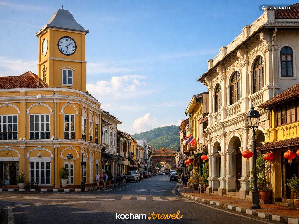 Dzień 1: Architektura i historia w Phuket Town w Phuket
