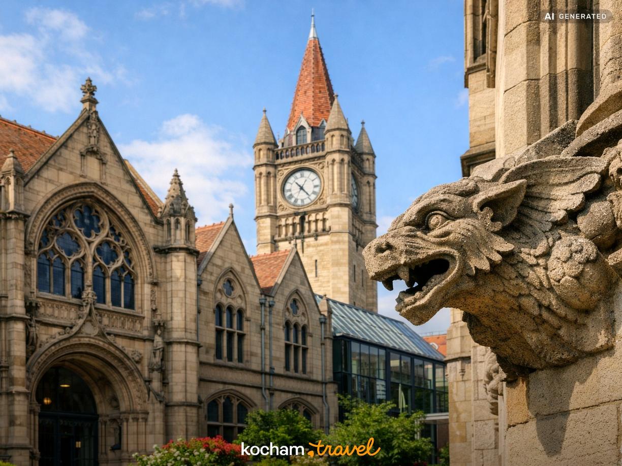 Sztuka i Detale Architektoniczne w Manchester