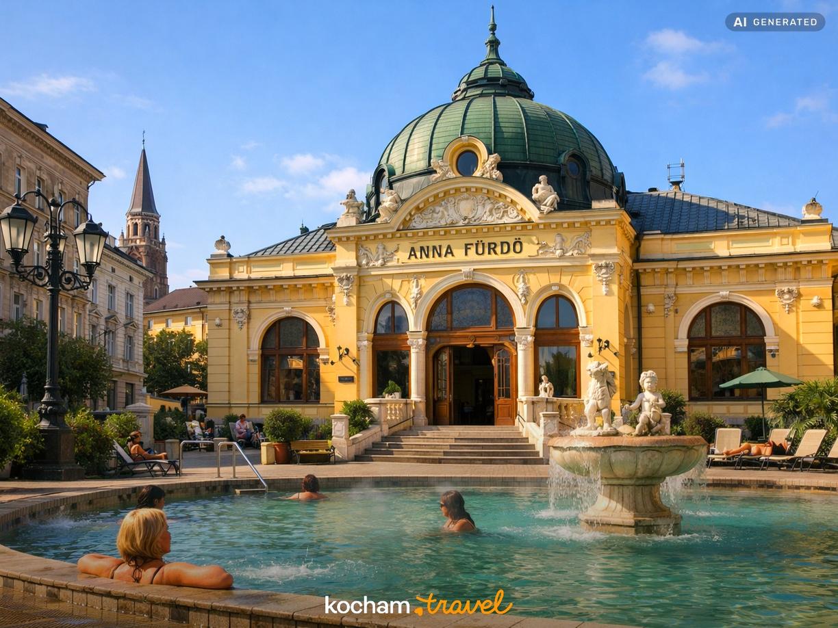 Łaźnie Anna – historyczny relaks w sercu miasta w Szeged