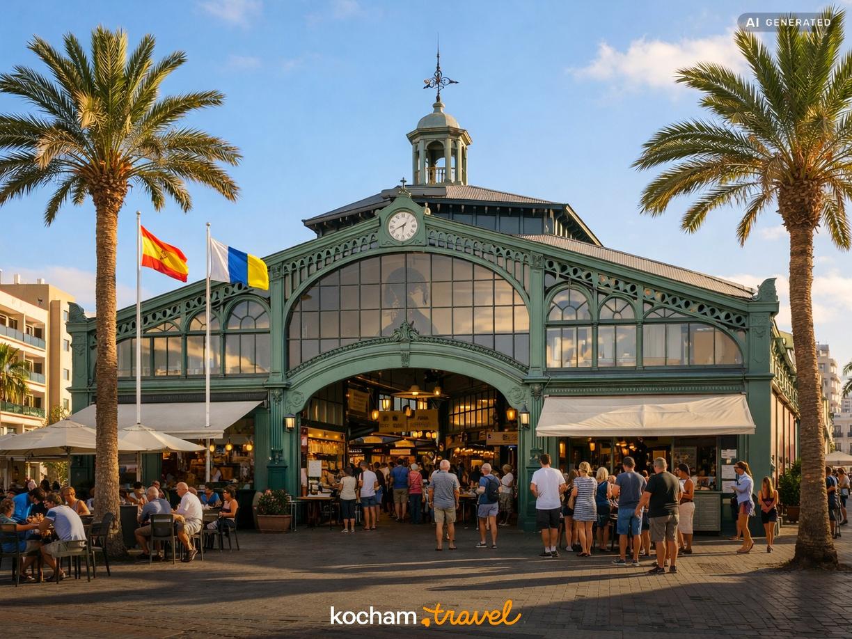 Mercado del Puerto – kulinarne serce Las Palmas w Gran Canaria