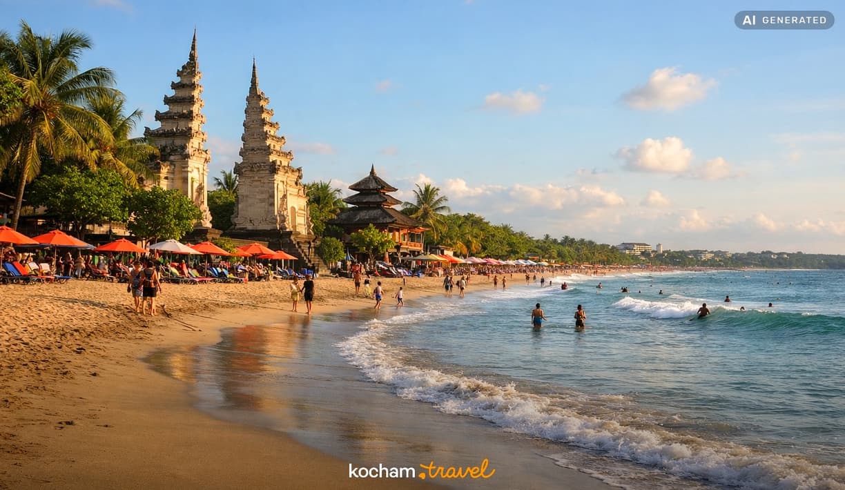 Ilustracja do tematu: Gotowy plan zwiedzania: Kuta, Indonezja - 3 dni