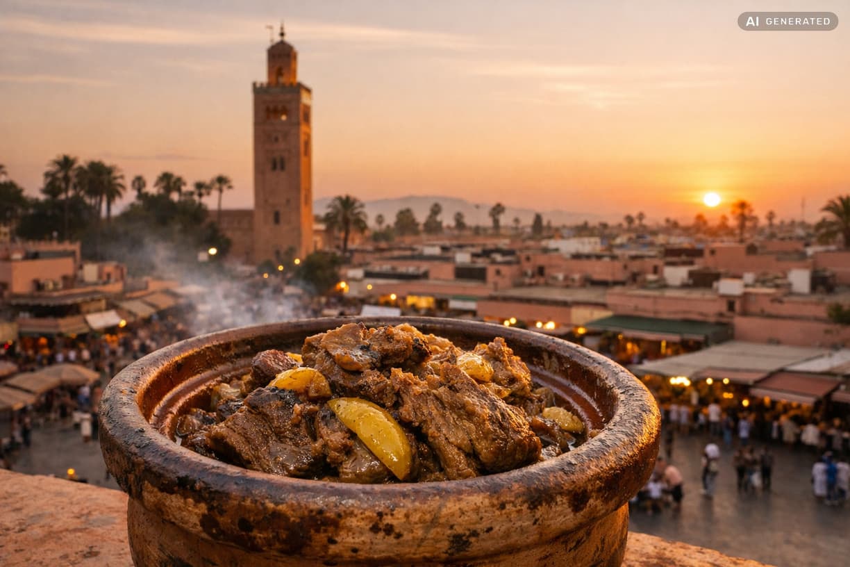 Gotowy na kulinarną przygodę w Maroku? w Marrakesz