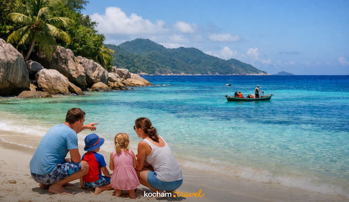 Ilustracja do tematu: Jak zaplanować wakacje do: La Digue, Seszele – poradnik dla rodzin z dziećmi