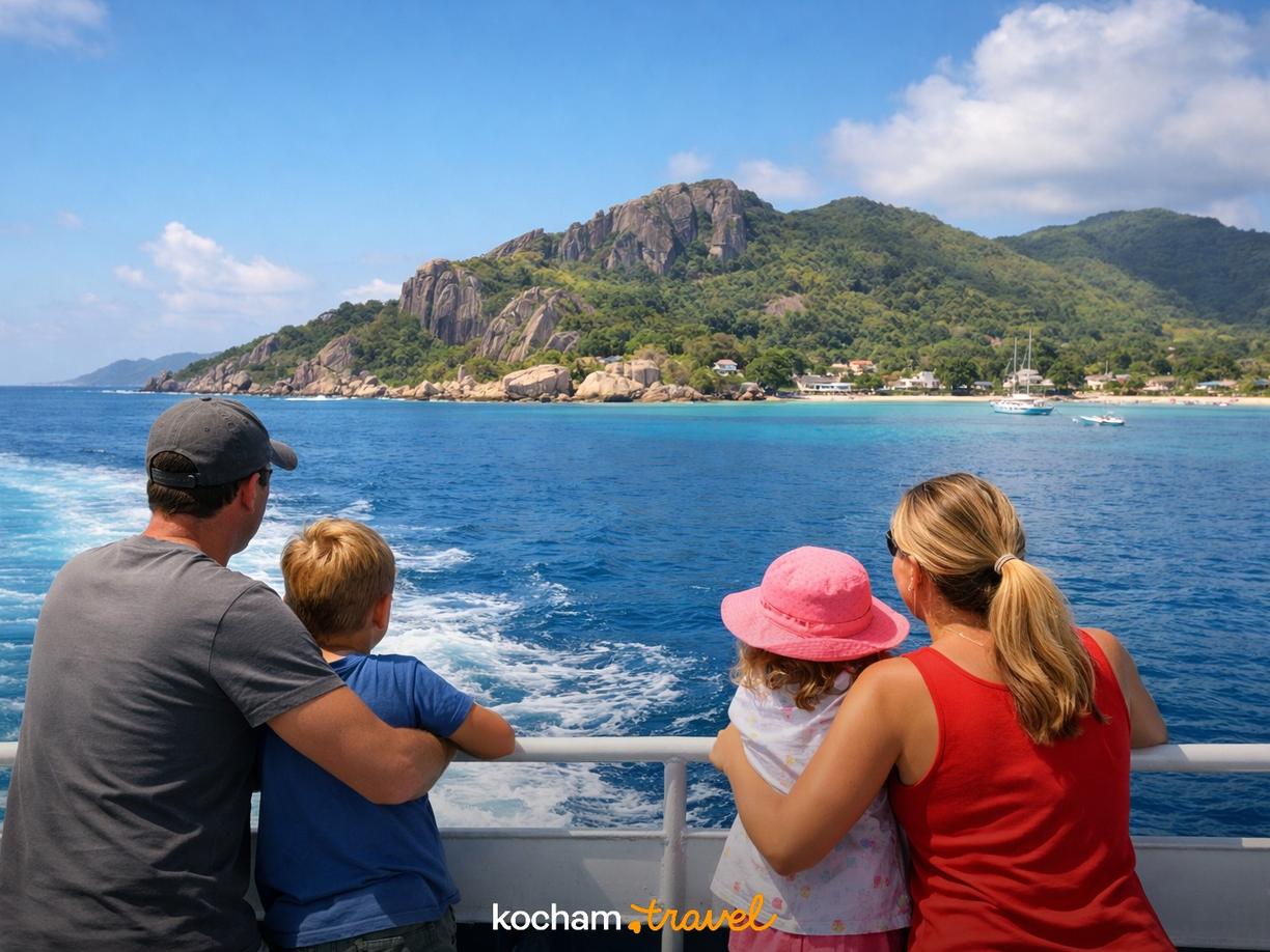 Transport – jak dotrzeć na La Digue z dziećmi? w La Digue