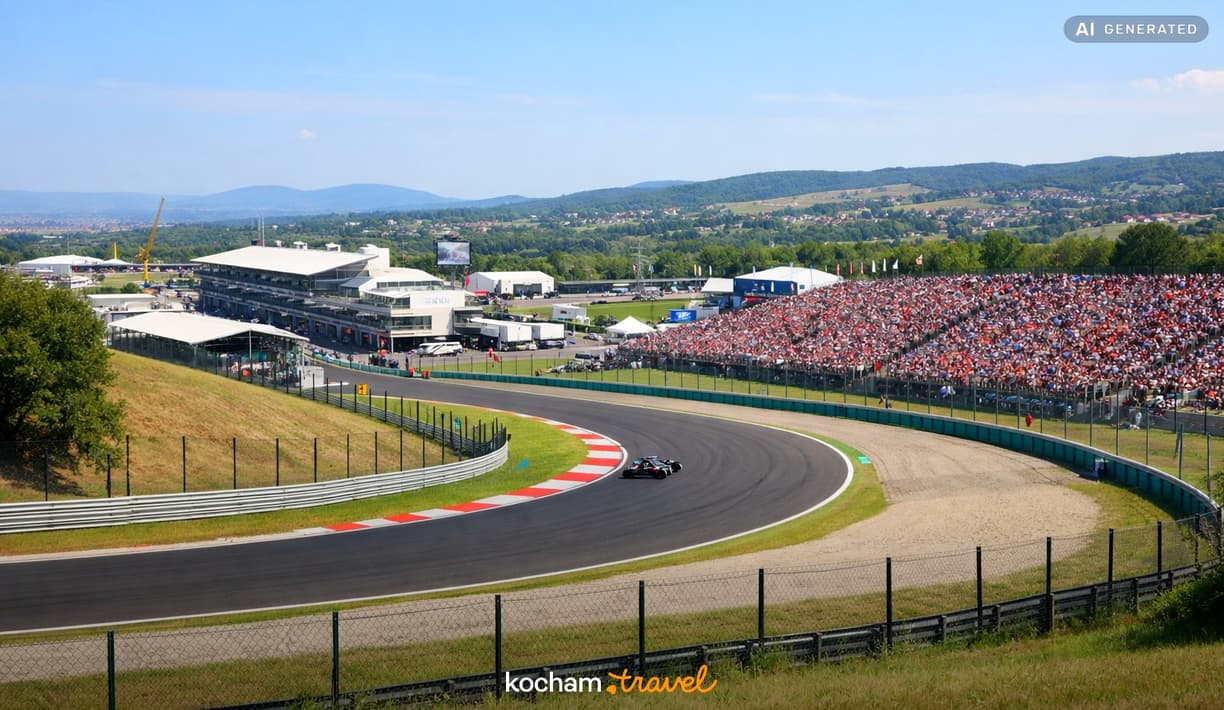 Ilustracja do tematu: Węgry. Jak samemu zaplanować wyjazd na Grand Prix F1 na Hungaroringu? Logistyka i bilety.