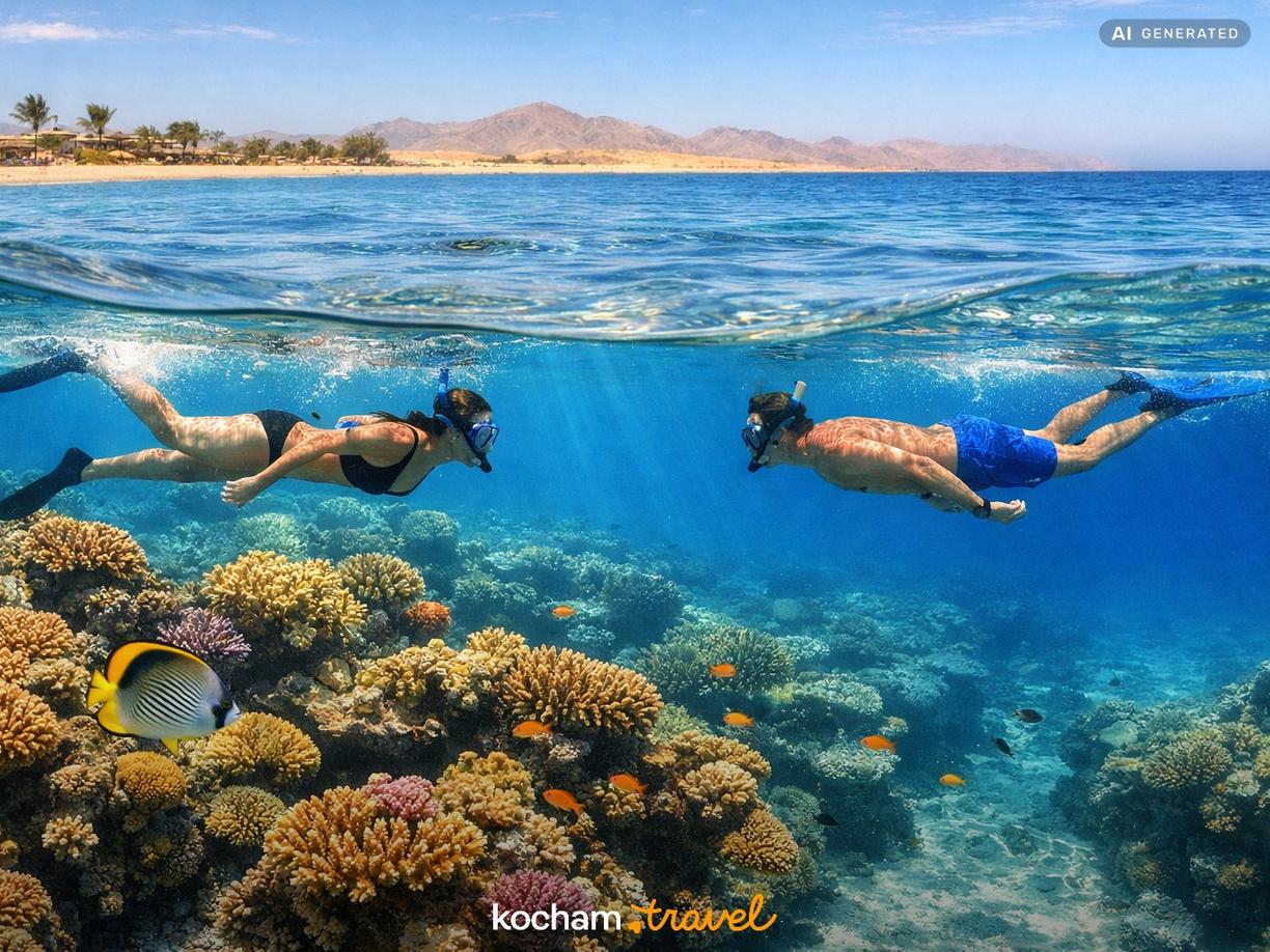 Nurkowanie i snurkowanie – kiedy widoczność pod wodą jest najlepsza? w Marsa Alam