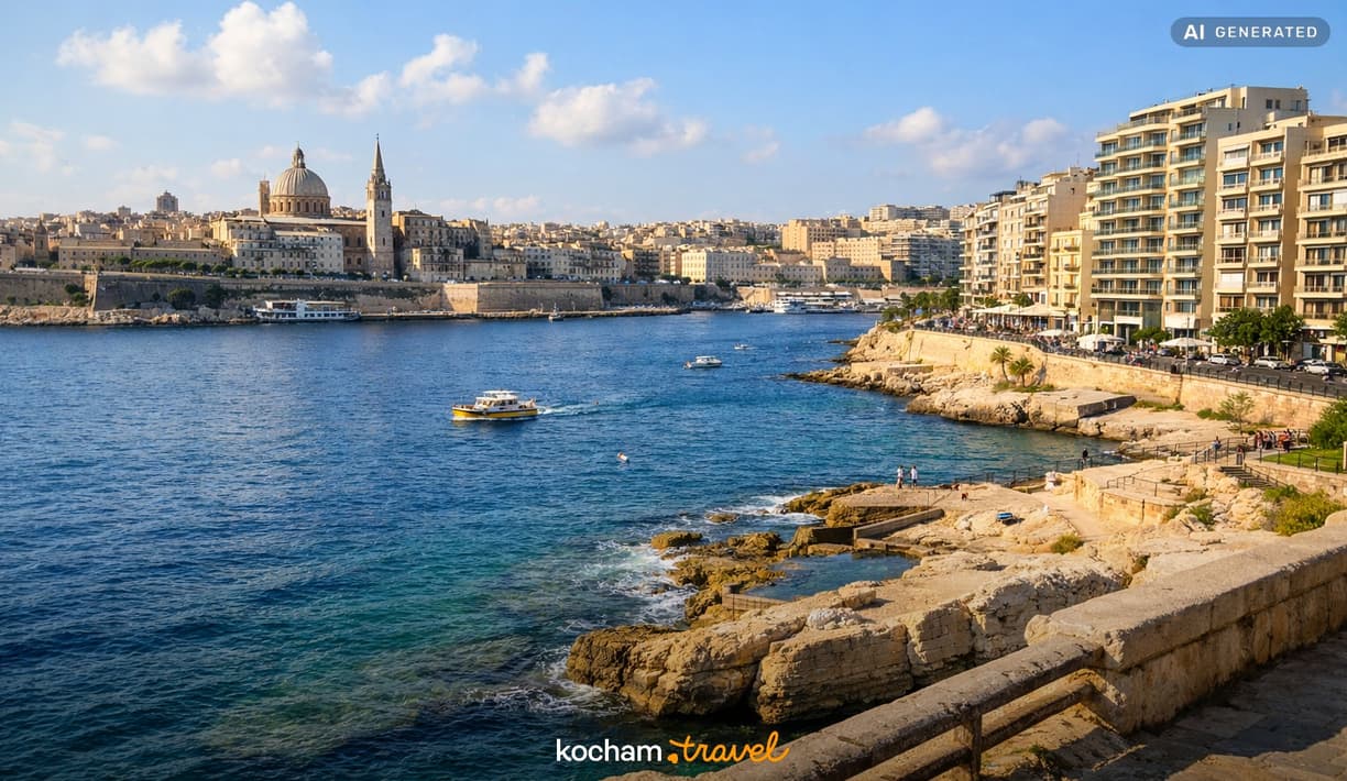 Ilustracja do tematu: Sliema: najlepsze punkty widokowe i zdjęcia?