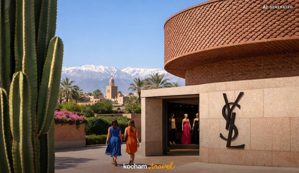 Ilustracja do tematu: Gdzie samolotem na urlop: Maroko i modowe dziedzictwo, czyli zwiedzanie muzeum Yves Saint Laurenta w Marrakeszu
