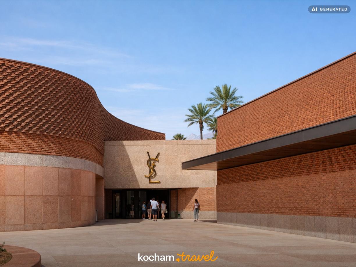Architektura i projekt Muzeum Yves Saint Laurenta w Marrakesz