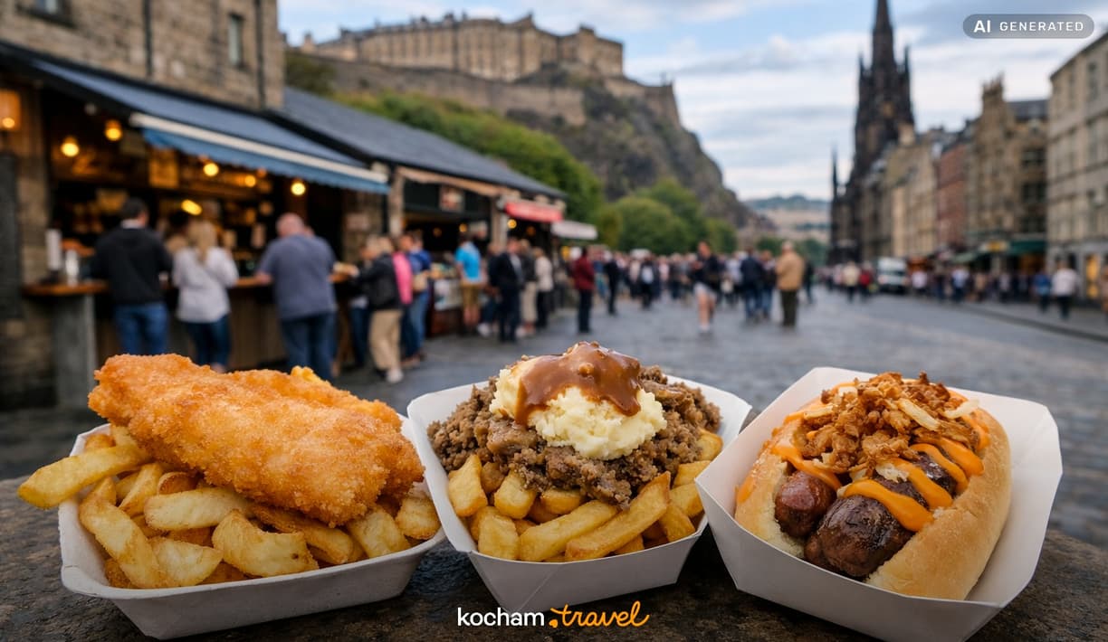 Ilustracja do tematu: Edynburg: gdzie zjeść — lokalne klasyki i street food?