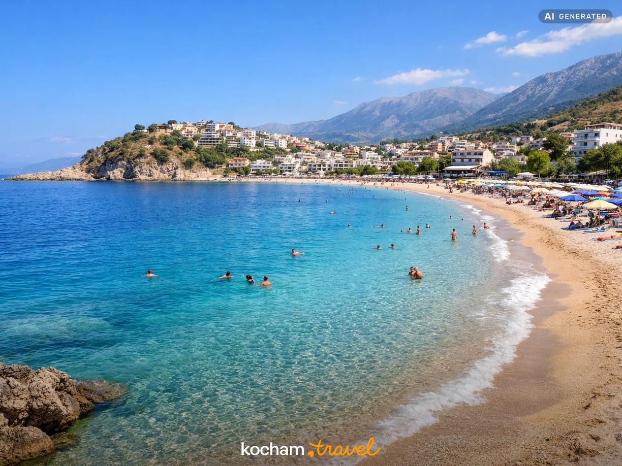 Najlepsze plaże w zasięgu spaceru w Himara