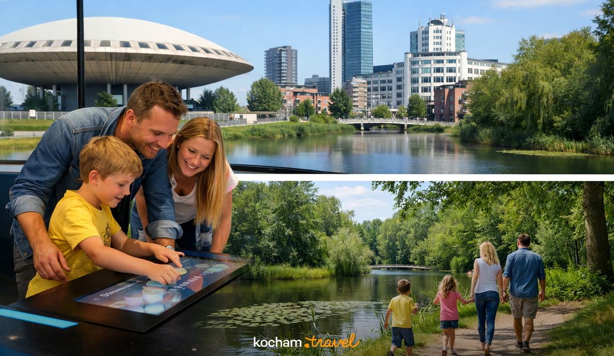 Ilustracja do tematu: City break z Krakowa: Eindhoven z dziećmi – od interaktywnych muzeów po zielone parki Brabancji.