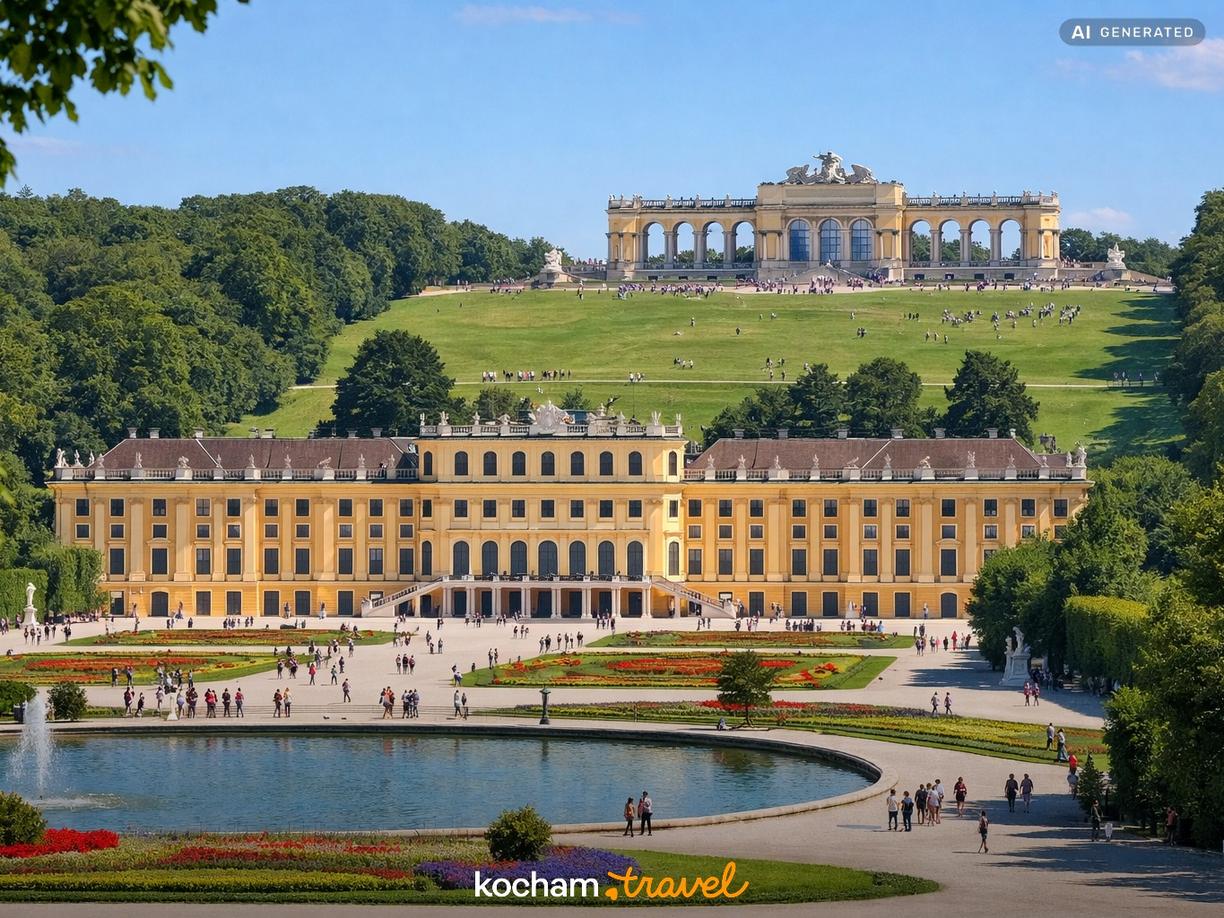 Dzień 4: Pałac Schönbrunn i Widoki z Gloriette w Wiedeń