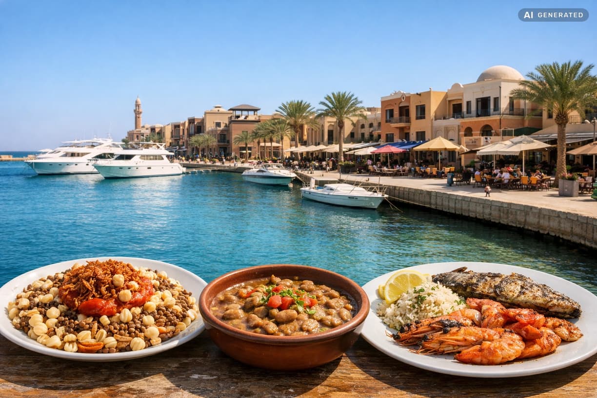 Szukasz kulinarnych inspiracji w Egipcie? w Marsa Alam
