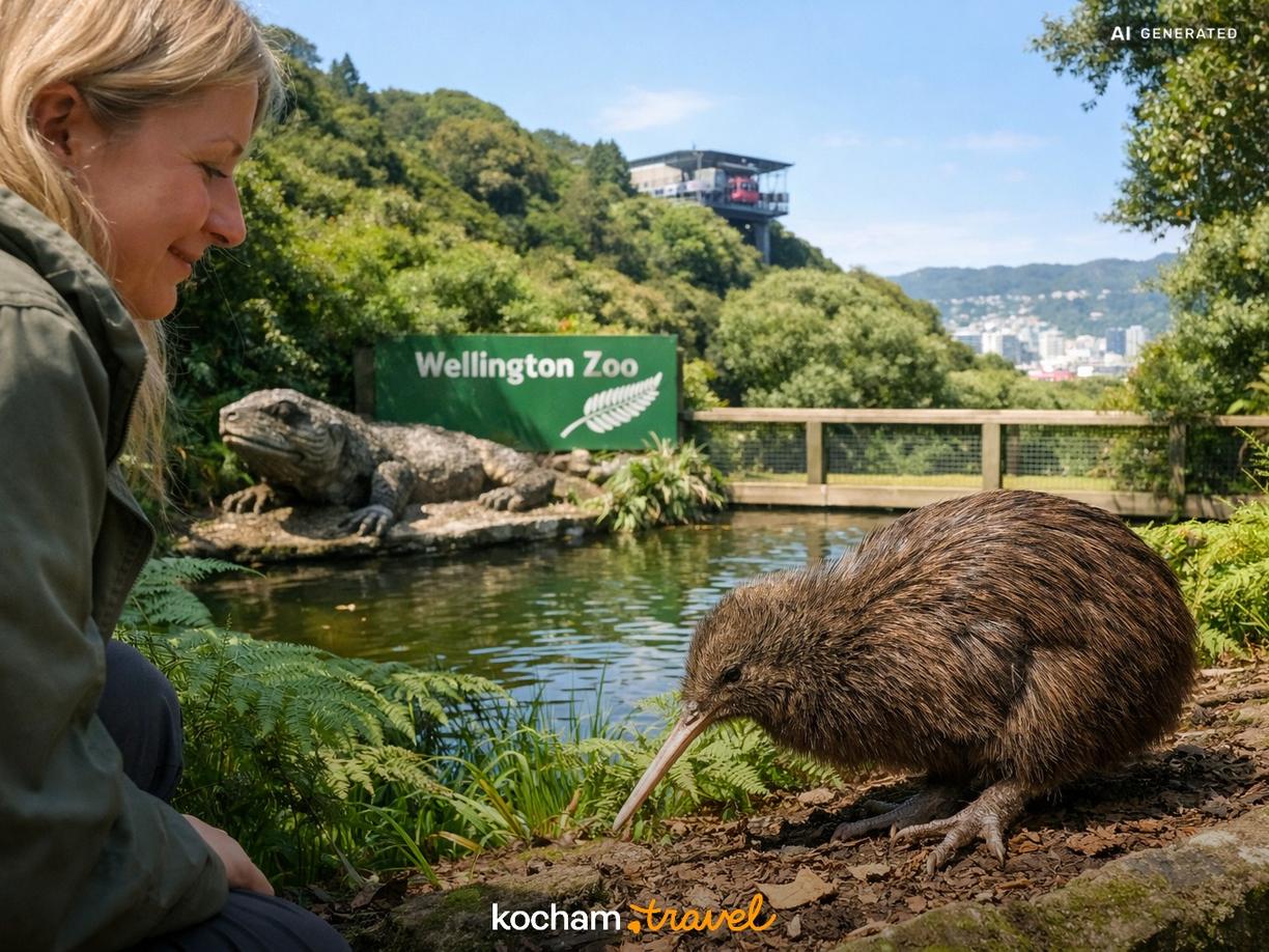 Zoo w Wellington i spotkanie z Tahim w Wellington