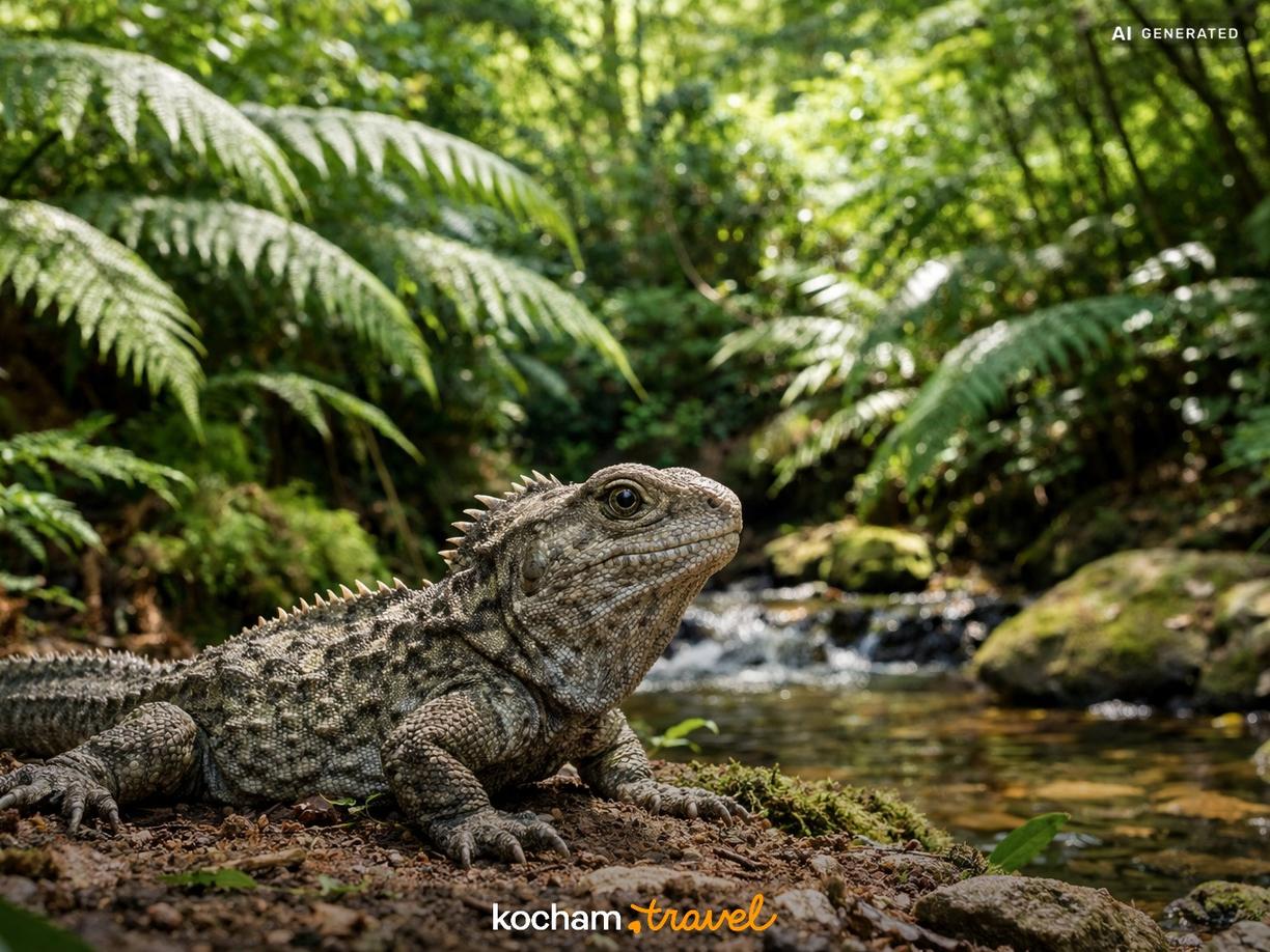 Tuatara, czyli spotkanie z żywą skamieliną w Wellington