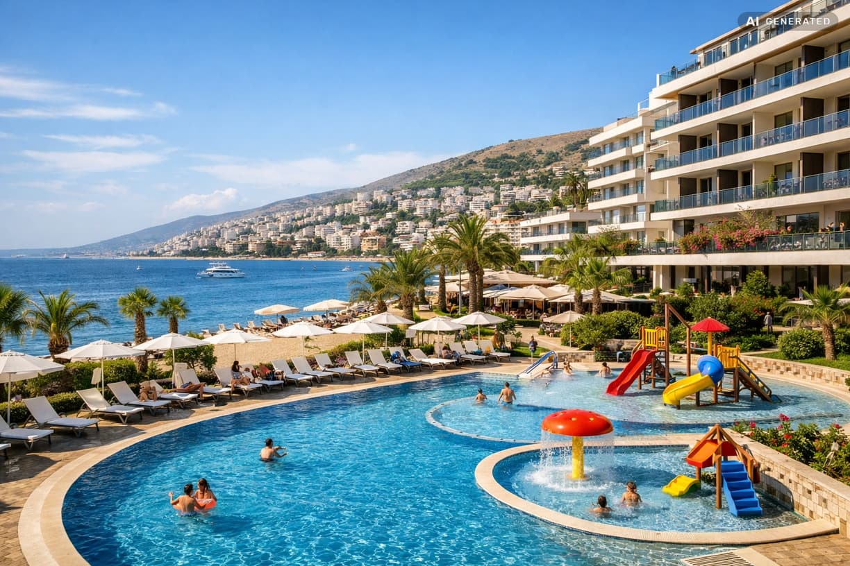 Szukasz idealnego hotelu dla rodziny? w Saranda