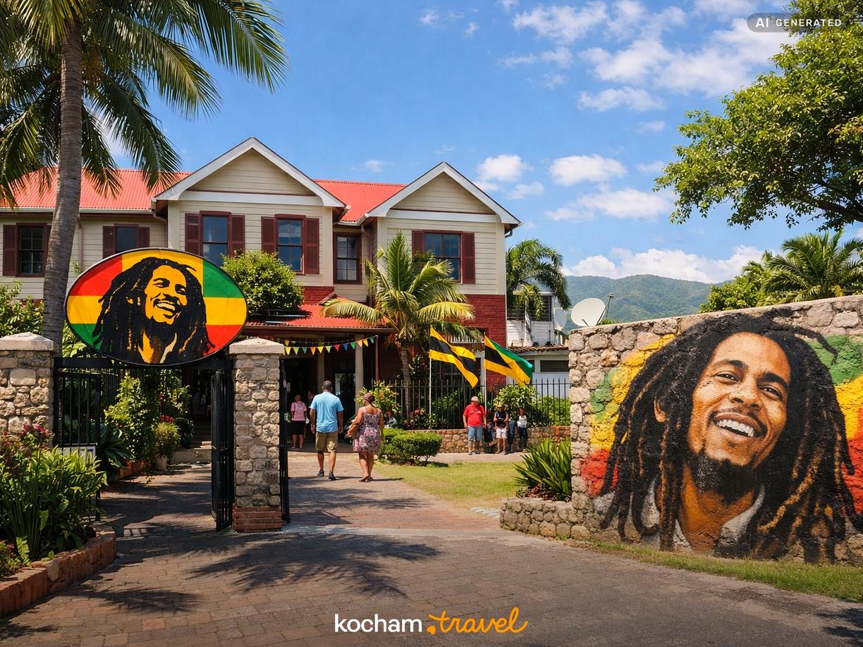 Muzeum Boba Marleya i inne zabytki muzyczne w Kingston