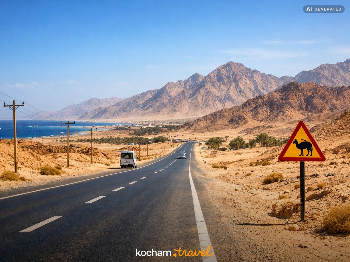 Logistyka, transport i organizacja czasu w Marsa Alam