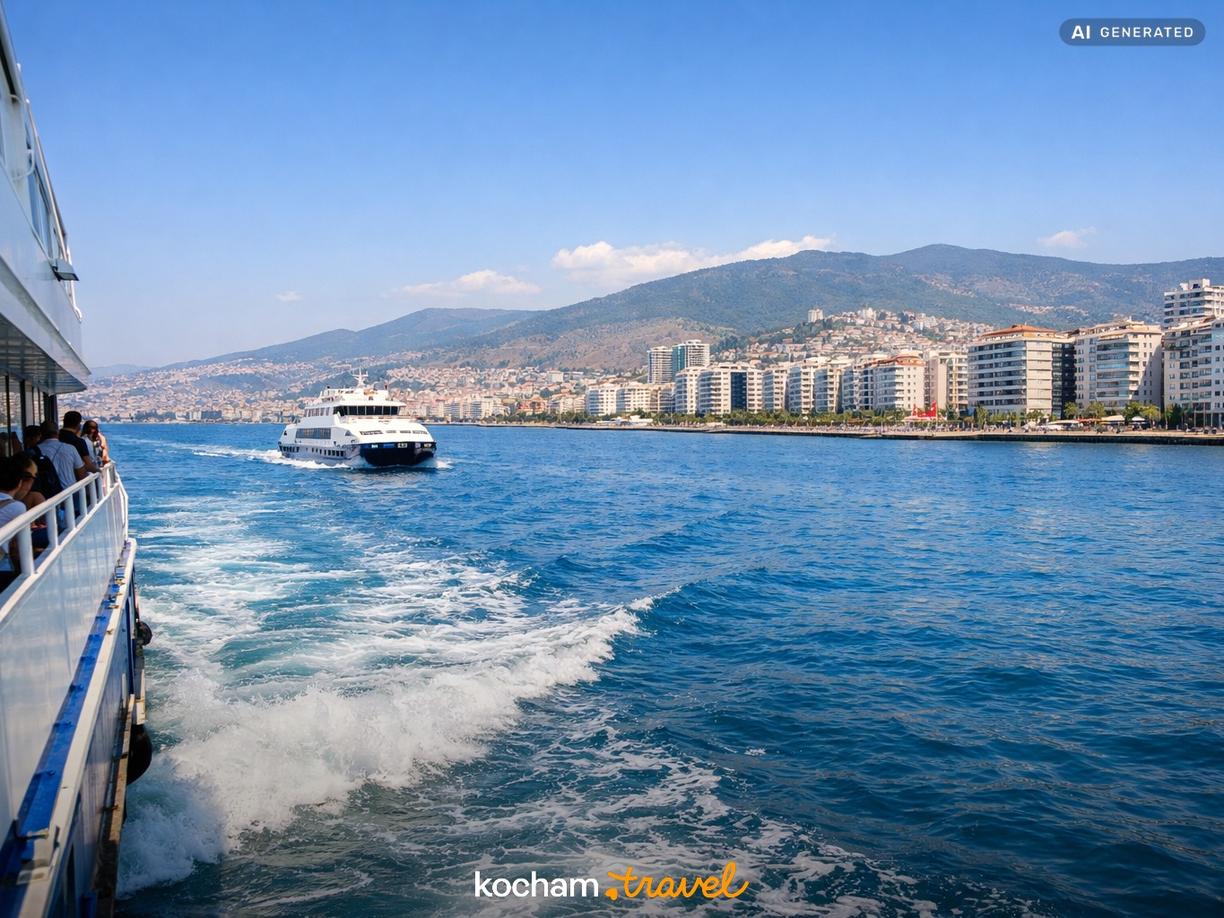 Rejs do Karsiyaka i widoki na zatokę w Izmir