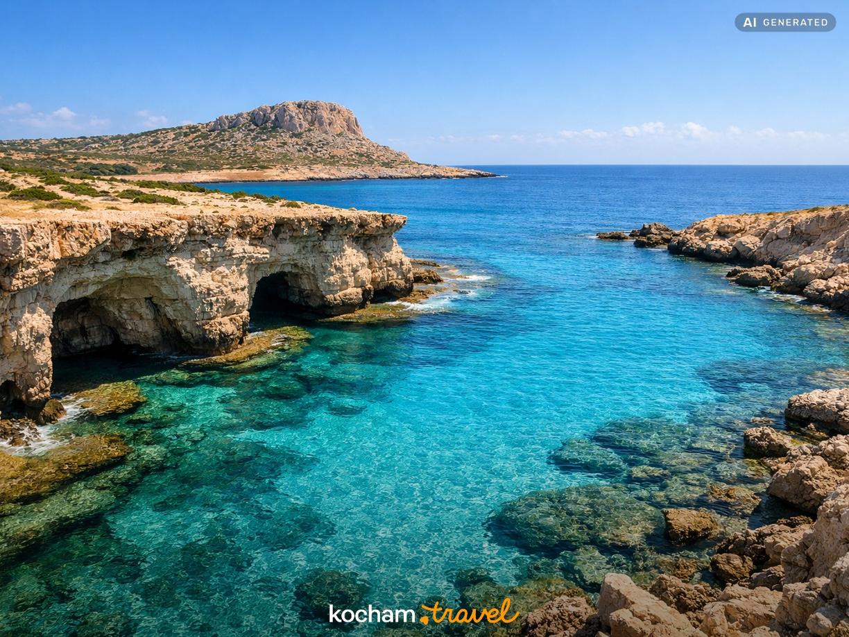 Największe atrakcje w pobliżu: Cape Greco i zatoki w Protaras