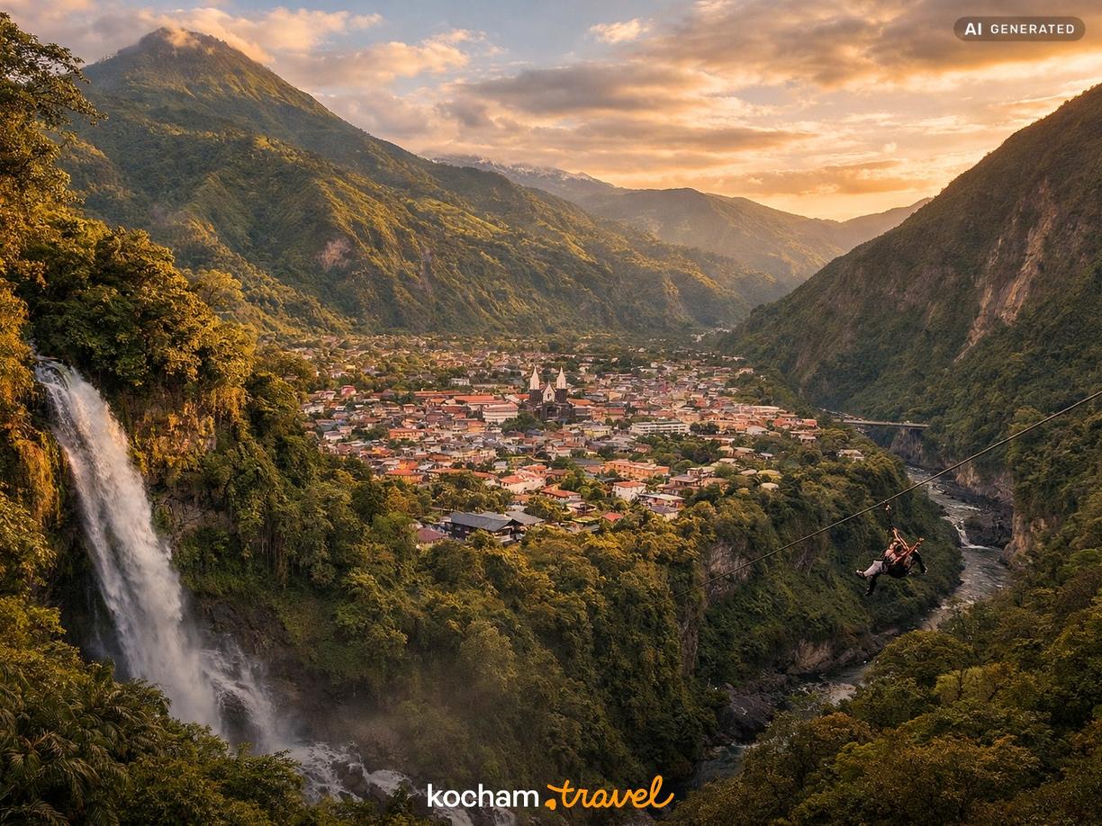 Baños de Agua Santa: Tropikalny Raj i Ekstremalne Emocje w Baños